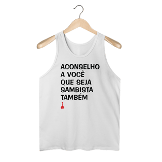 Nome do produto Regata Seja Sambista Também
