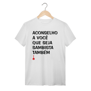 Nome do produto Camiseta Seja Sambista Também