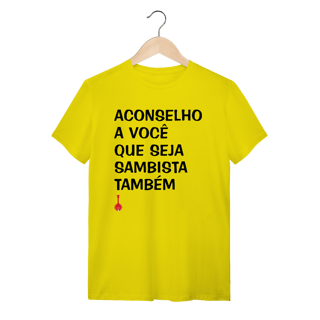 Nome do produto Camiseta Seja Sambista Também