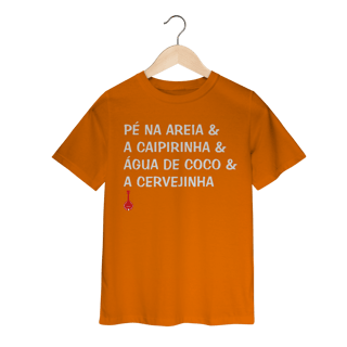 Nome do produto Camiseta Infantil Pé na Areia