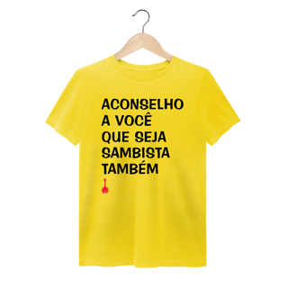 Nome do produto Camiseta Seja Sambista Também - Estonada