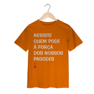 Nome do produto Camiseta Infantil Resiste Quem Pode