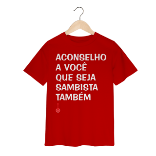 Nome do produto Camiseta Infantil Seja Sambista Também
