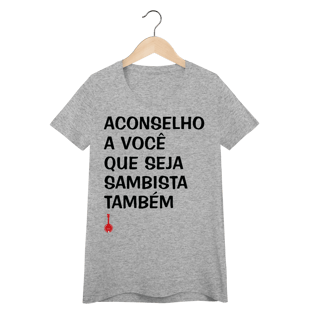 Nome do produto Baby Look Seja Sambista Também