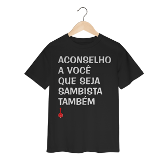 Nome do produto Camiseta Infantil Seja Sambista Também