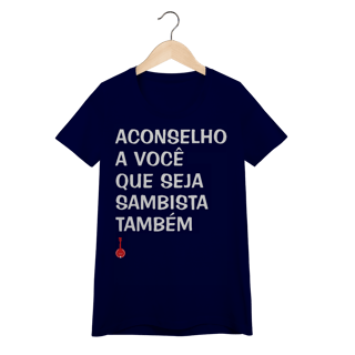 Nome do produto Baby Look Seja Sambista Também