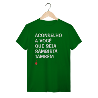 Nome do produto Camiseta Seja Sambista Também