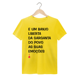 Nome do produto Camiseta Um Banjo Liberta - Estonada