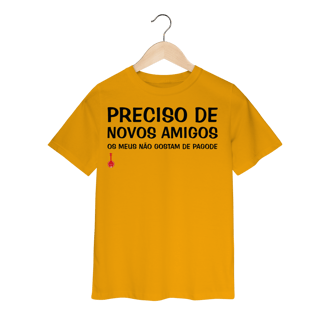 Nome do produto Camiseta Infantil Meus Amigos Não Gostam de Pagode