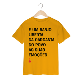 Nome do produto Camiseta Infantil Um Banjo Liberta