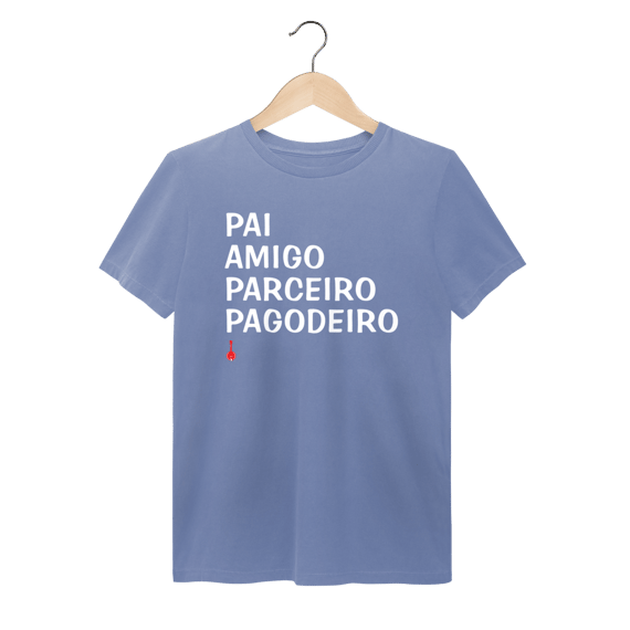 Camiseta Pai, Amigo, Parceiro e Pagodeiro - Estonada