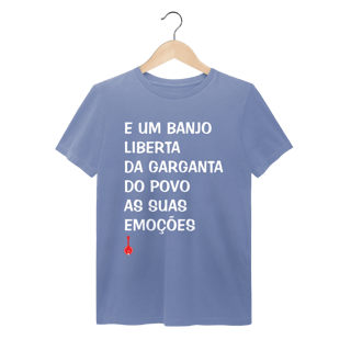Nome do produto Camiseta Um Banjo Liberta - Estonada