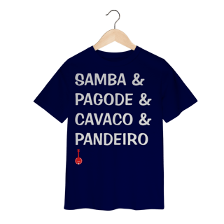Nome do produto Camiseta Infantil Samba e Pagode e Cavaco e Pandeiro