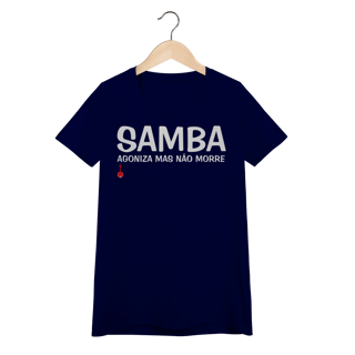 Nome do produto Baby Look Samba - Agoniza Mas Não Morre