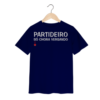 Nome do produto Camiseta Infantil Partideiro Só Chora Versando