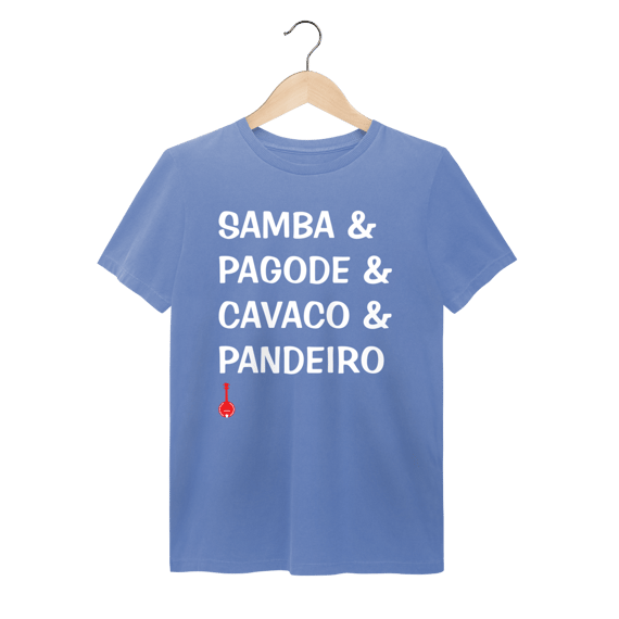Camiseta Samba e Pagode e Cavaco e Pandeiro - Estonada