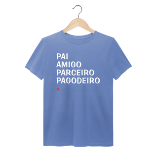 Nome do produto Camiseta Pai, Amigo, Parceiro e Pagodeiro - Estonada