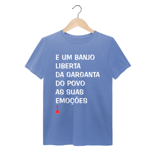 Nome do produto Camiseta Um Banjo Liberta - Estonada