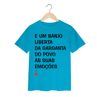 Nome do produto Camiseta Infantil Um Banjo Liberta