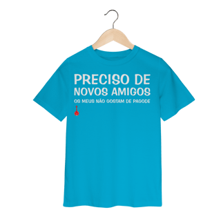 Nome do produto Camiseta Infantil Meus Amigos Não Gostam de Pagode