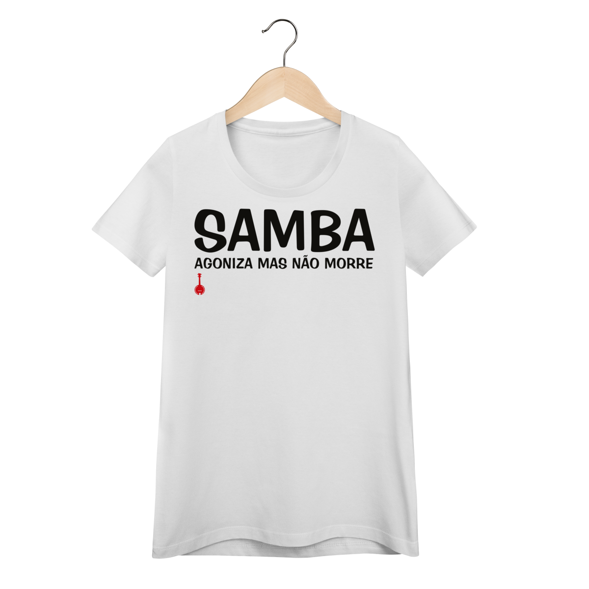 Nome do produto: Baby Look Samba - Agoniza Mas Não Morre