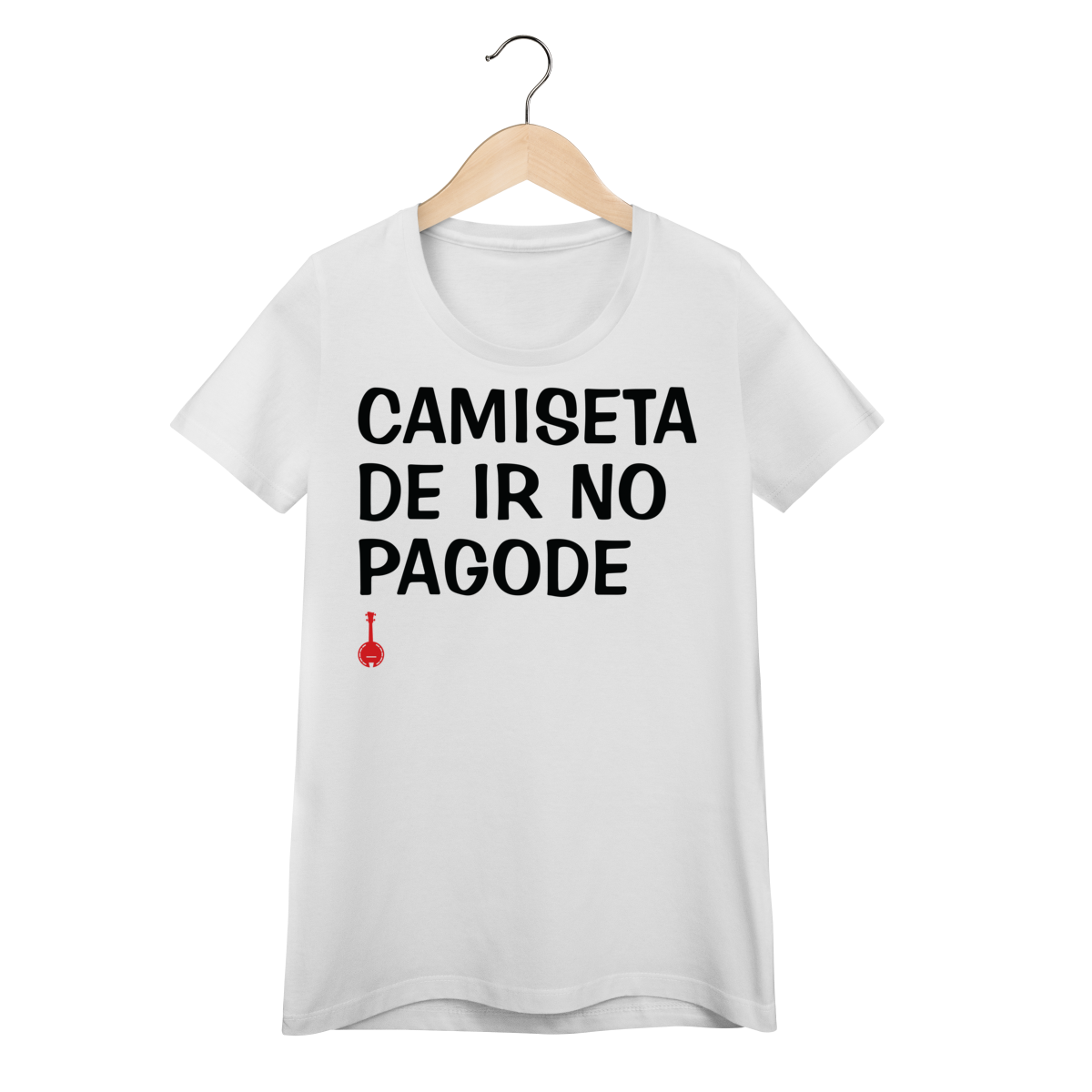 Nome do produto: Camiseta Feminina Baby Look - Camiseta de ir no Pagode