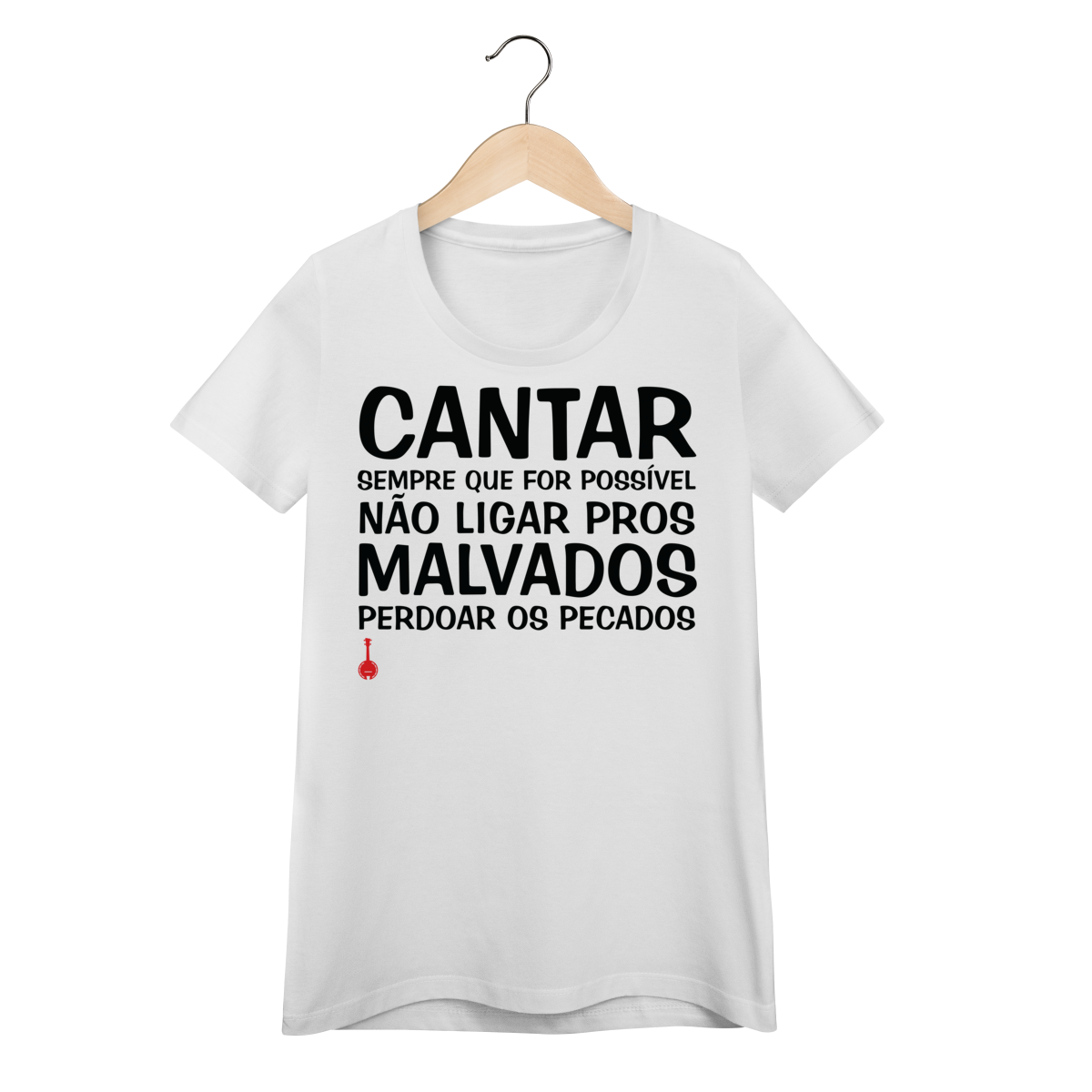 Camiseta Feminina Baby Look Cantar Sempre Que For Possível