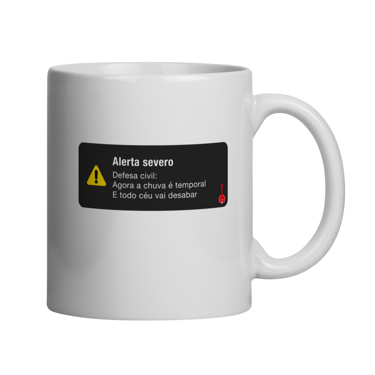 Nome do produto: Caneca Defesa Civil - Temporal