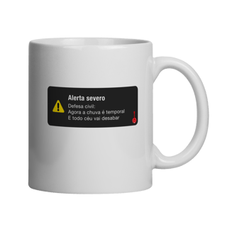 Caneca Defesa Civil - Temporal