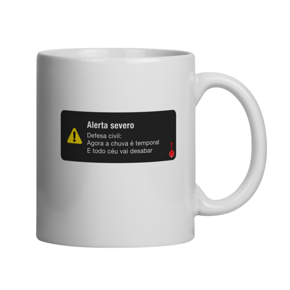 Caneca Defesa Civil - Temporal
