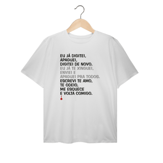 Nome do produto Camiseta Plus Size Apaguei Pra Todos