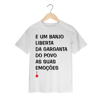 Nome do produto Camiseta Infantil Um Banjo Liberta