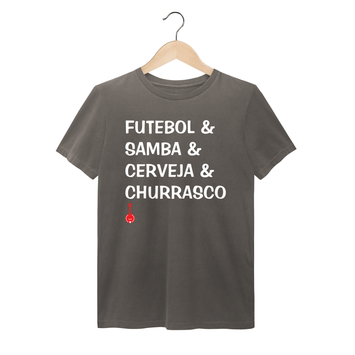 Nome do produto: Camiseta Futebol e Samba e Cerveja e Churrasco - Estonada