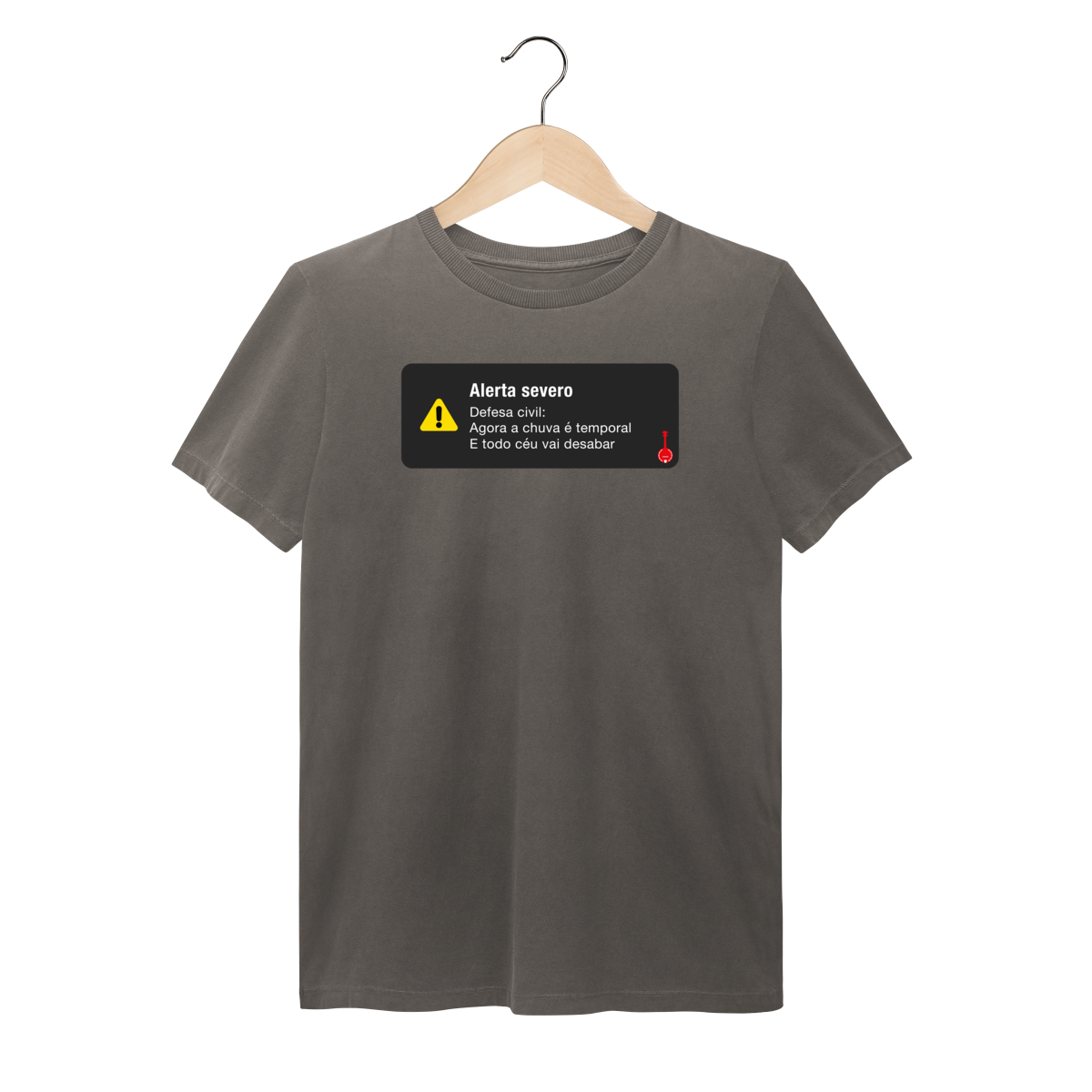 Nome do produto: Camiseta Defesa Civil - Temporal - Estonada