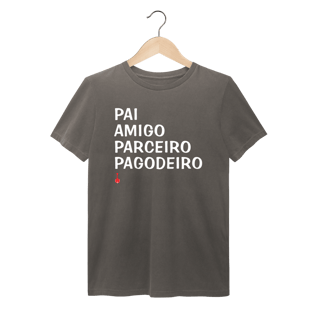 Nome do produto Camiseta Pai, Amigo, Parceiro e Pagodeiro - Estonada