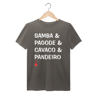 Nome do produto Camiseta Samba e Pagode e Cavaco e Pandeiro - Estonada