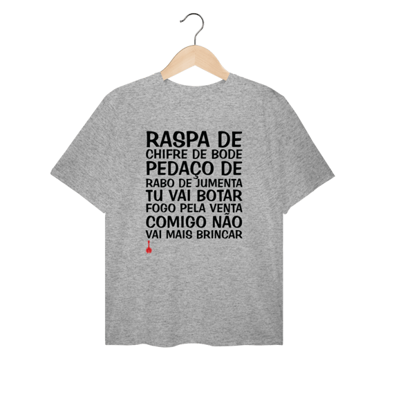 Camiseta Plus Size Raspa de Chifre de Bode