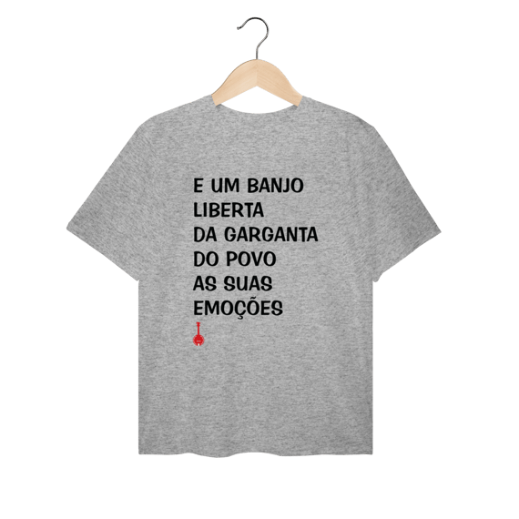 Camiseta Plus Size Um Banjo Liberta