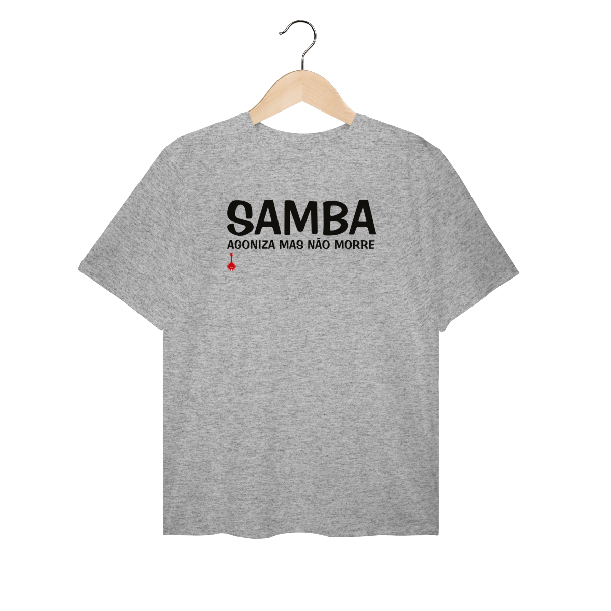 Nome do produto: Camiseta Plus Size Samba - Agoniza Mas Não Morre