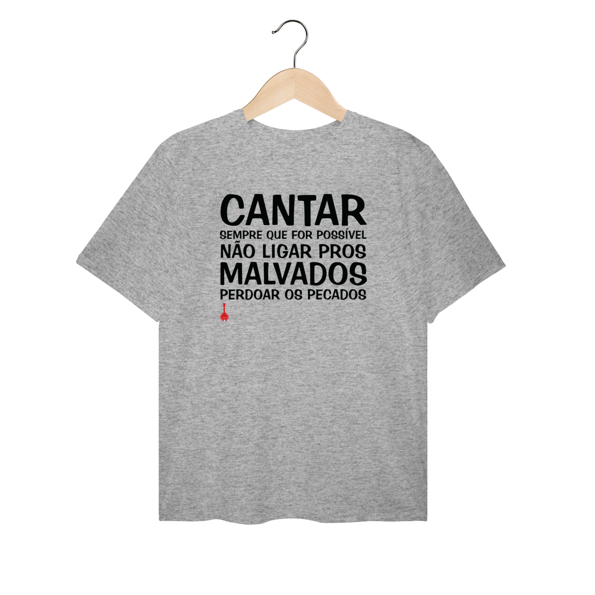 Camiseta Plus Size Cantar Sempre Que For Possível