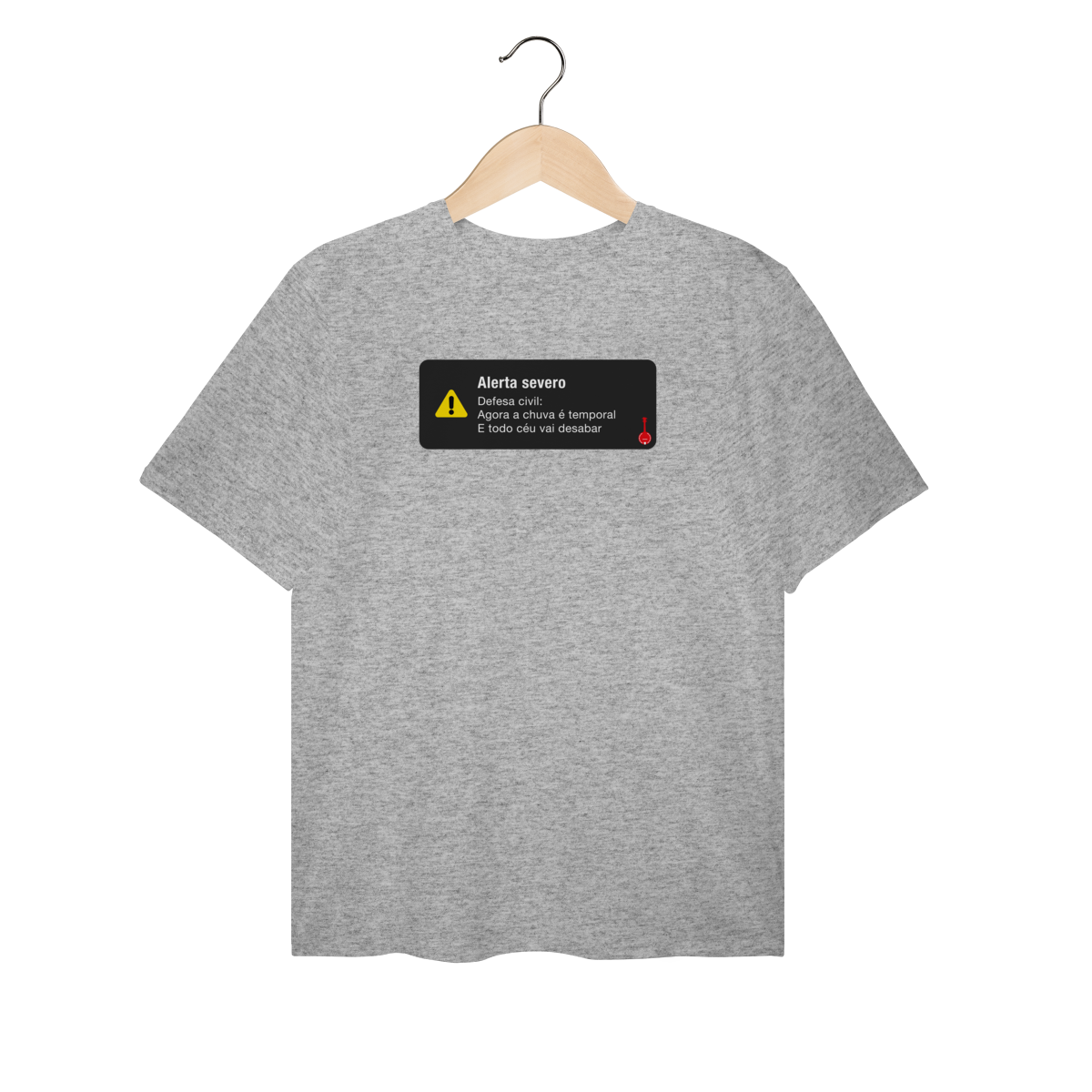 Nome do produto: Camiseta Plus Size Defesa Civil - Temporal