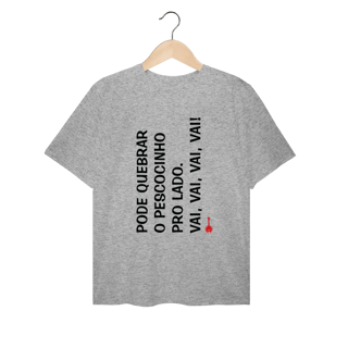 Nome do produto Camiseta Plus Size Pode Quebrar o Pescocinho pro Lado