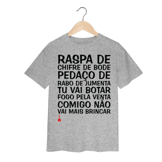 Nome do produto Camiseta Infantil Raspa de Chifre de Bode