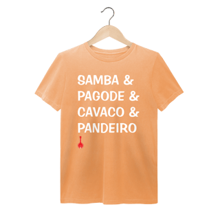 Nome do produto Camiseta Samba e Pagode e Cavaco e Pandeiro - Estonada