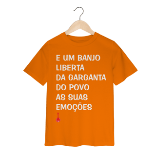 Nome do produto Camiseta Infantil Um Banjo Liberta