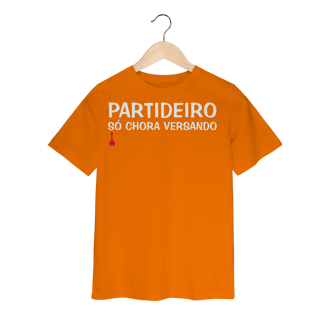 Nome do produto Camiseta Infantil Partideiro Só Chora Versando