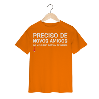 Nome do produto Camiseta Infantil Meus Amigos Não Gostam de Samba