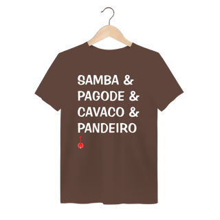 Nome do produto Camiseta Samba e Pagode e Cavaco e Pandeiro - Estonada