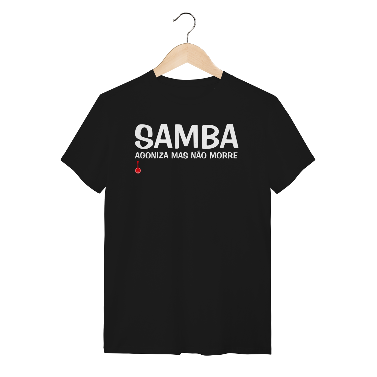 Nome do produto: Camiseta Samba - Agoniza Mas Não Morre