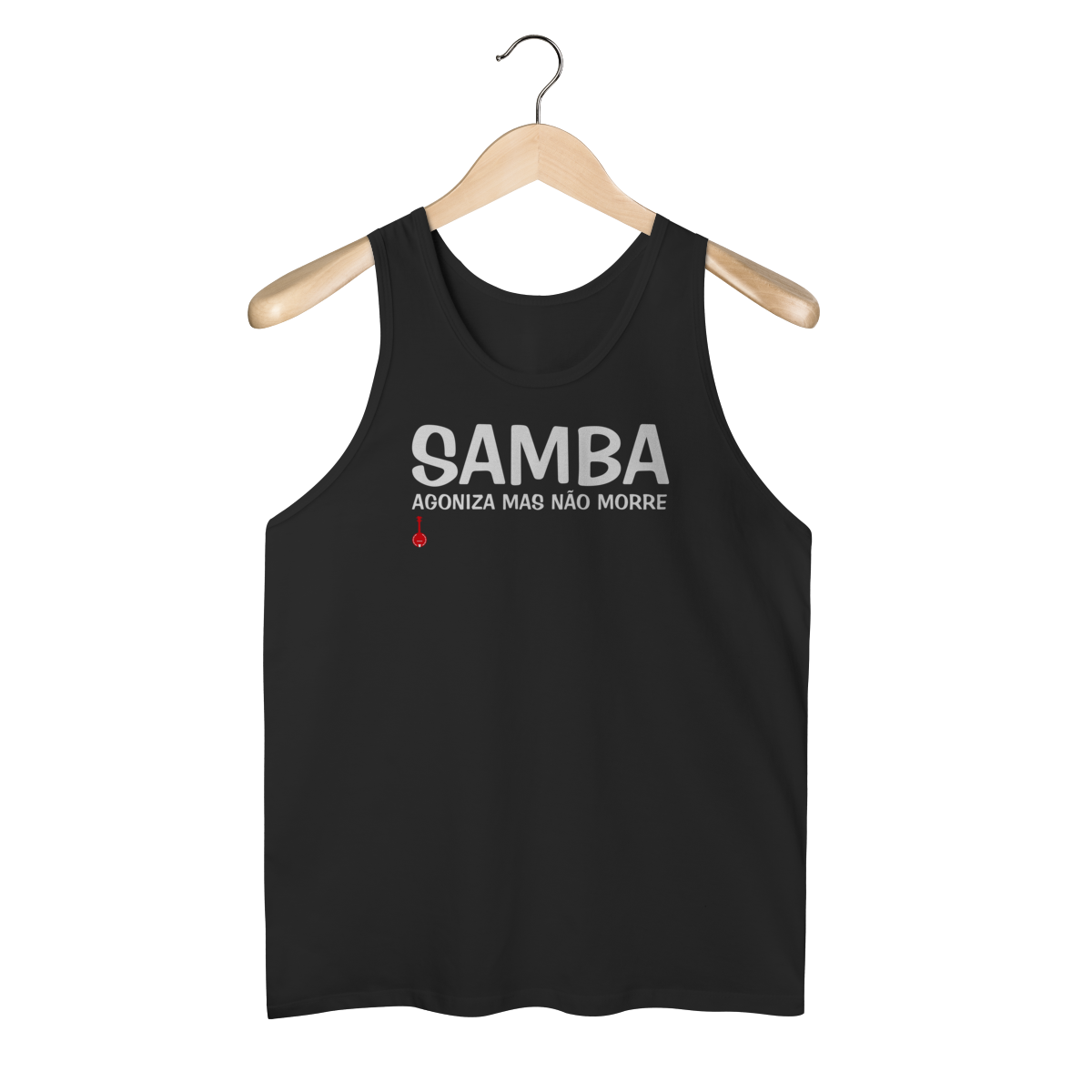 Nome do produto: Regata Samba - Agoniza Mas Não Morre